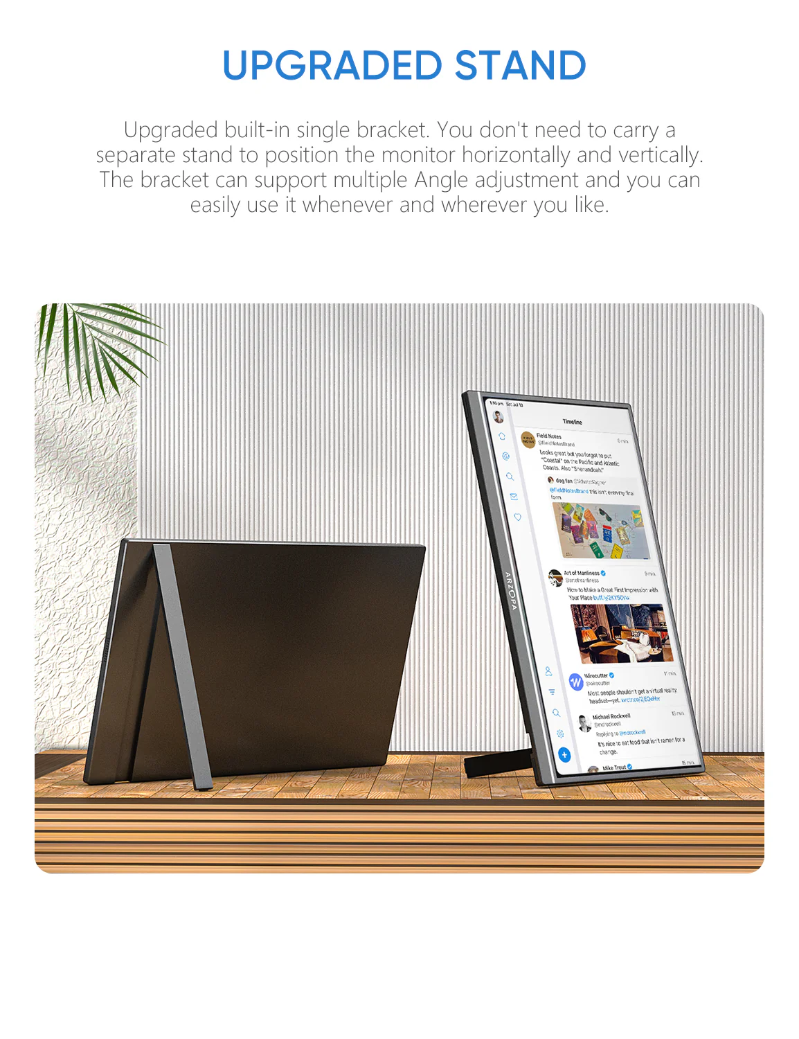 Arzopa A1M 17.3" Large 1080p Portable Monitor - Image 6